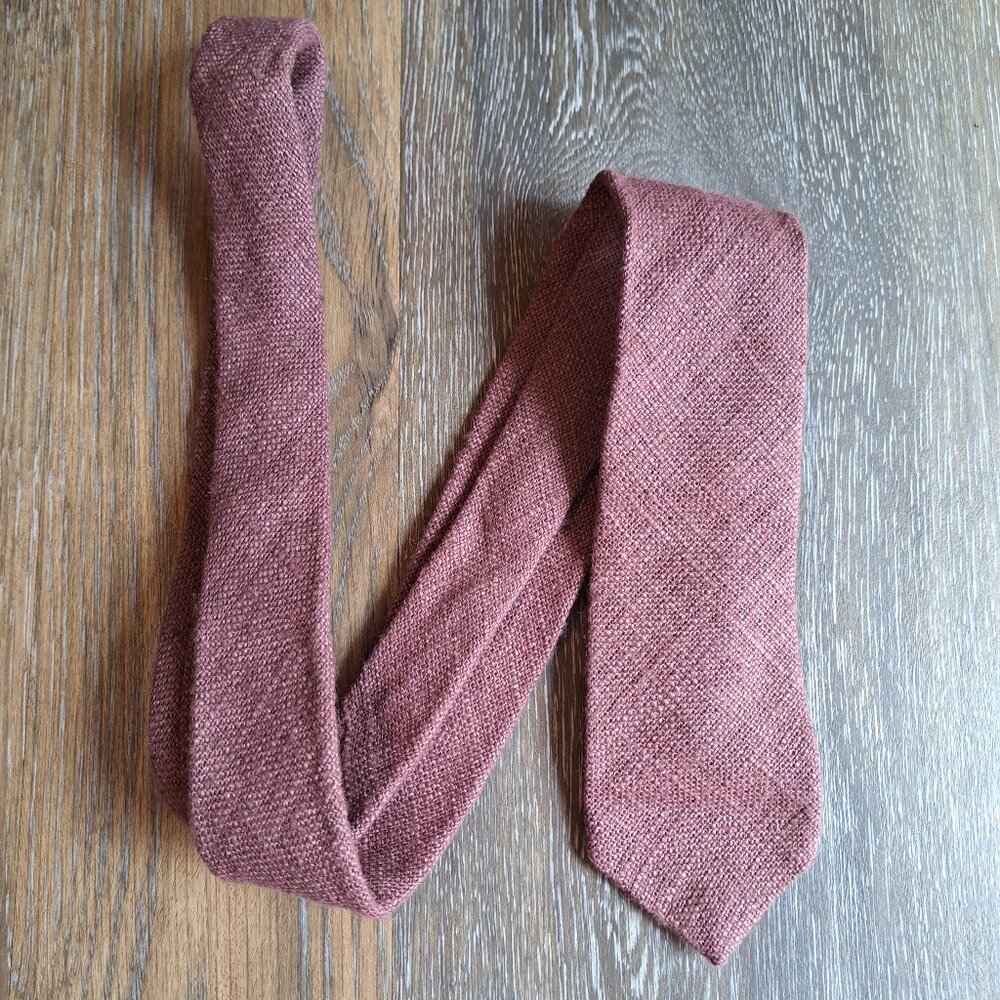 Mauve / Dark Pinkish John Henry Narrow Neck Tie